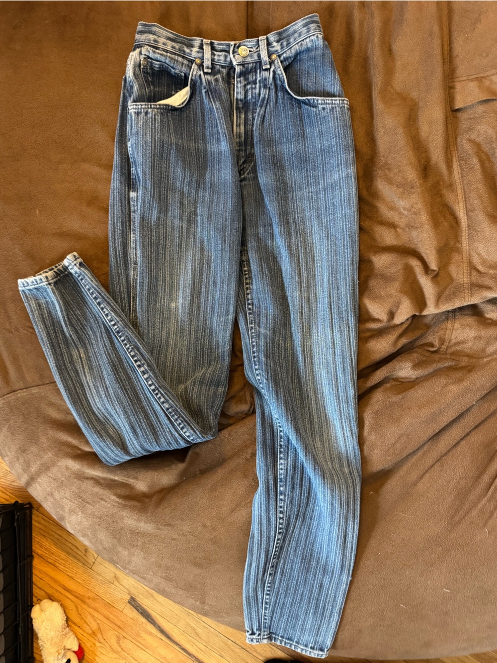 Vintage 90s Lee Rider Pin Stripe Jeans